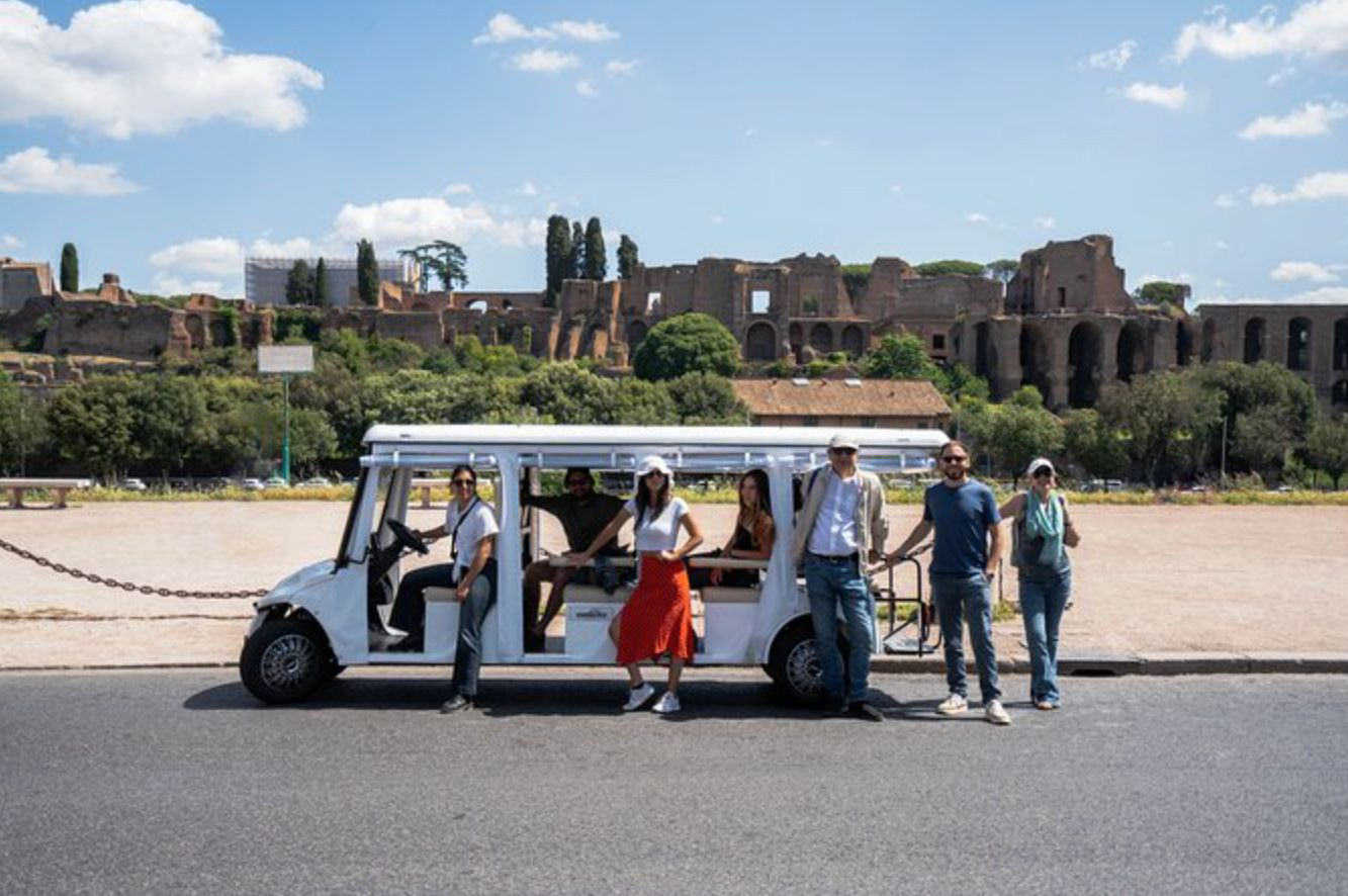 golf cart al circo massimo